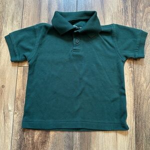 Classic Green Kids Polo Shirt 2T Toddler Boy Dress School casual